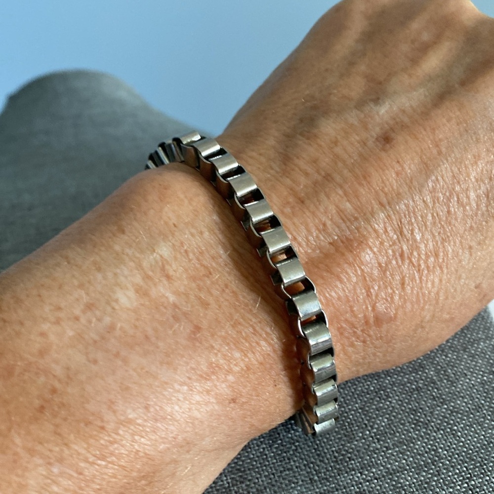 Vintage Silver Chain Bracelet